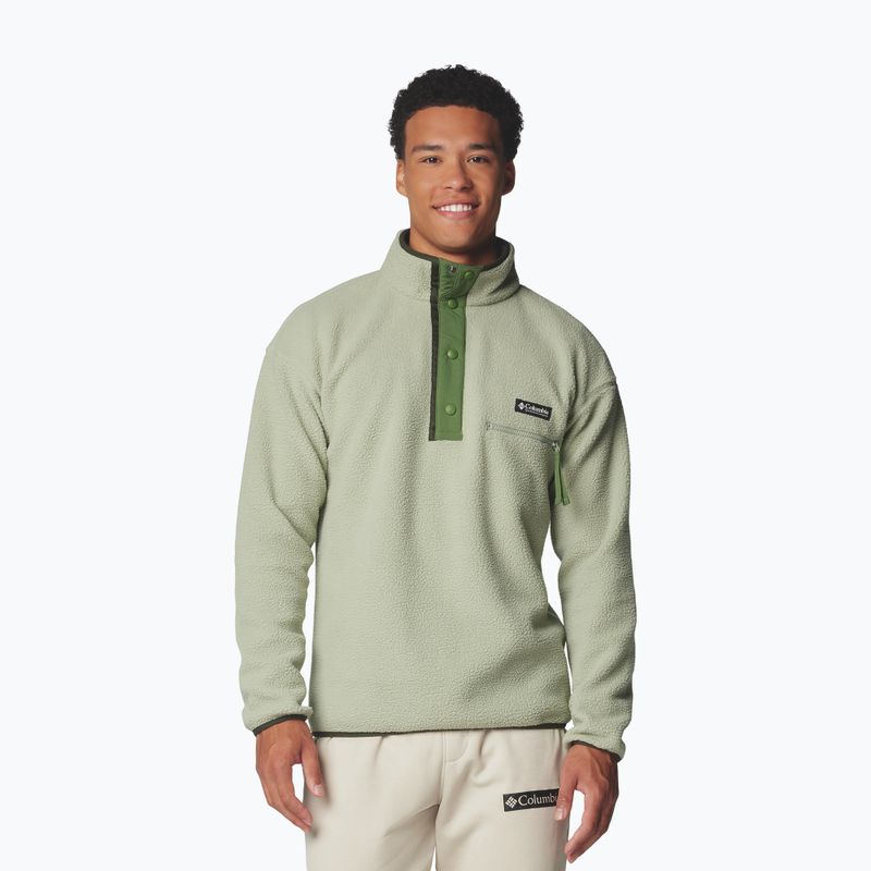 Bluză fleece pentru bărbați Columbia Helvetia II Half Snap Fleece safari