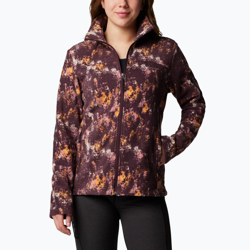 Columbia femei Fast Trek imprimate fleece hanorac moonvista timberwild
