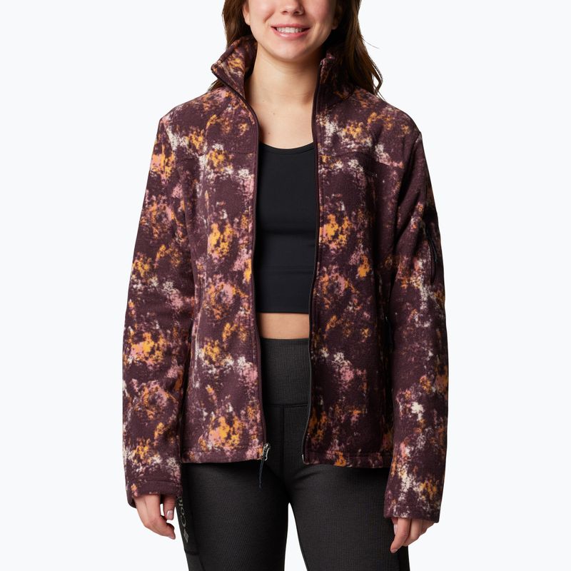 Columbia femei Fast Trek imprimate fleece hanorac moonvista timberwild