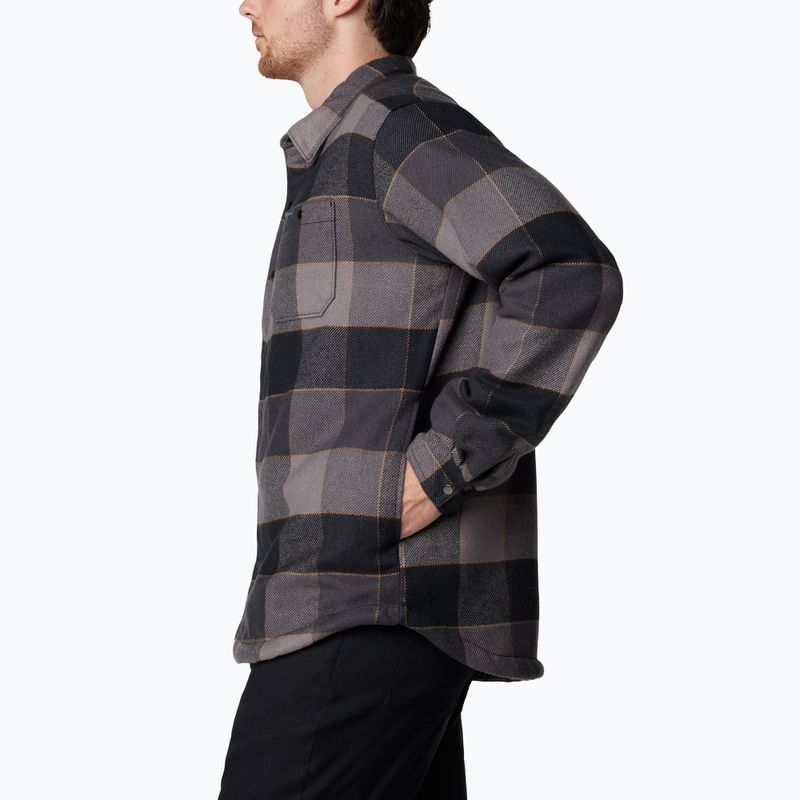 Tricou pentru bărbaț Columbia Windward II black multi windowpane check 3