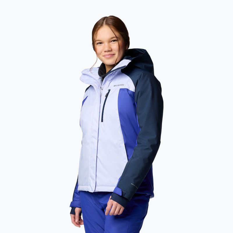 Geacă de schi pentru femei Columbia Snowy Summit Ins snowdrift/clematis blue/coll navy cdye 4