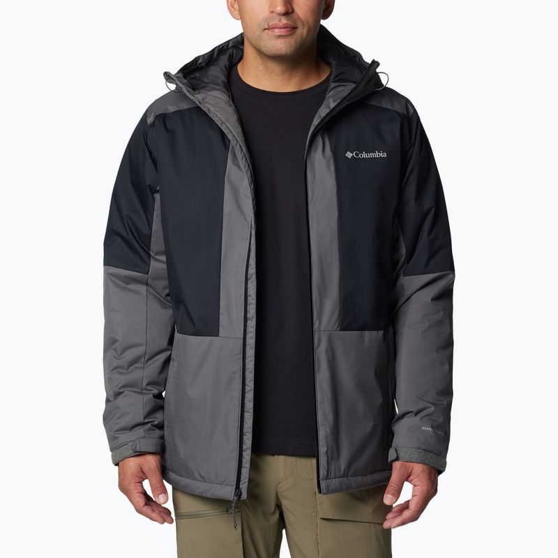 Geacă izolată pentru bărbați Columbia Point Park II Insulated city grey/black 4