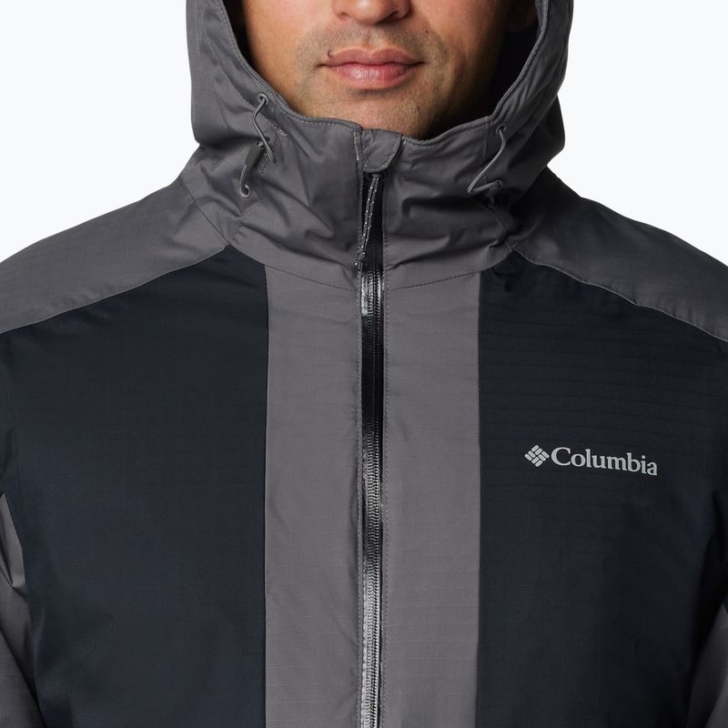 Geacă izolată pentru bărbați Columbia Point Park II Insulated city grey/black 5