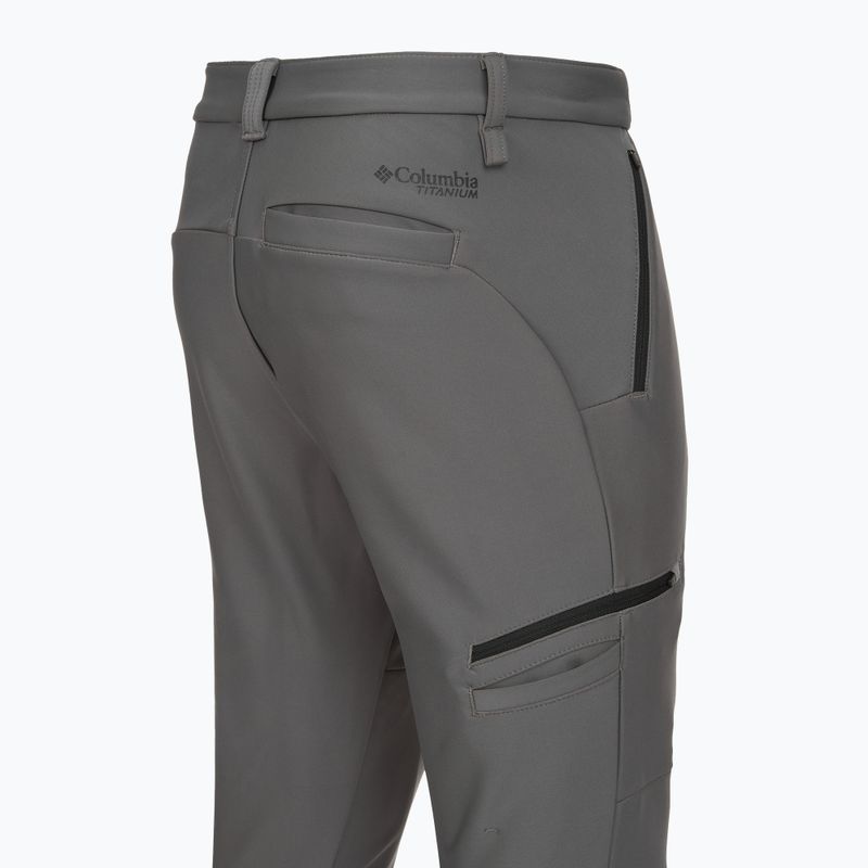 Pantaloni softshell pentru bărbați Columbia Vast Canyon Softshell city grey 9