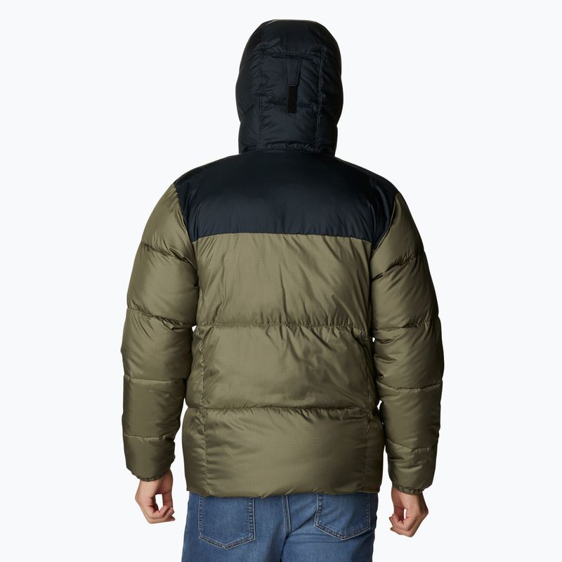 Geacă pentru bărbați Columbia Puffect II Hooded stone green/ black 2