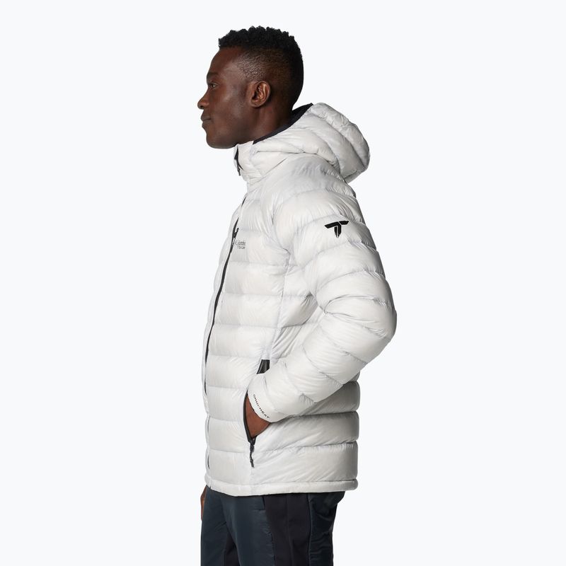 Columbia Arctic Crest Down Jacket cu glugă pentru bărbați nimbus gri 5