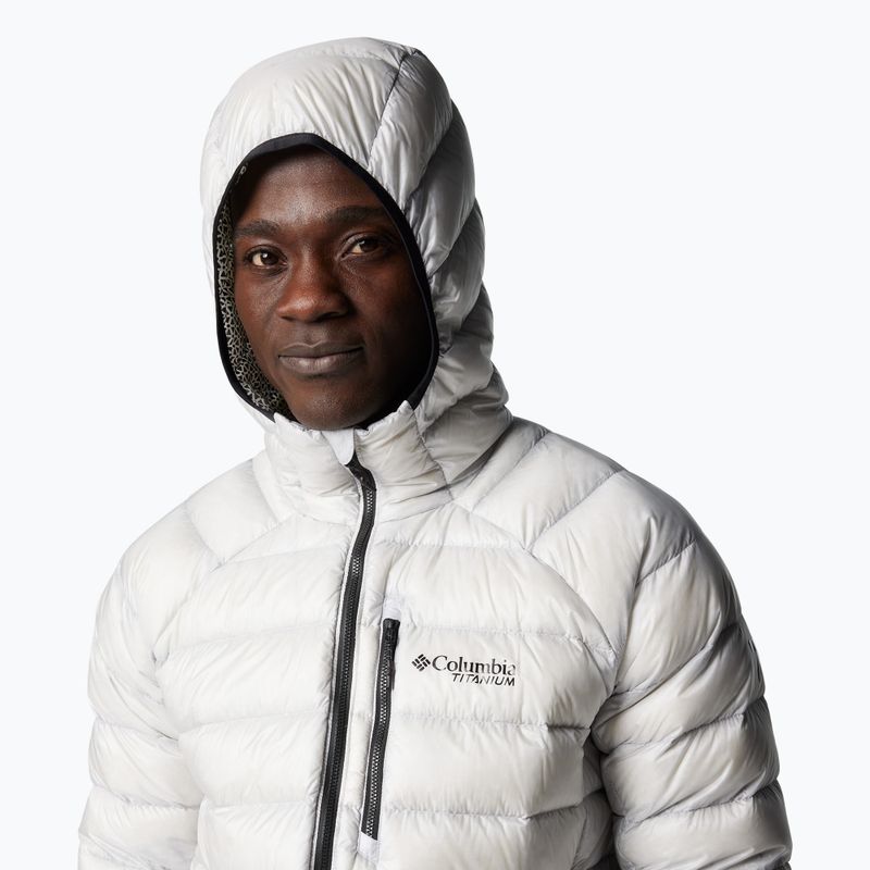 Columbia Arctic Crest Down Jacket cu glugă pentru bărbați nimbus gri 6