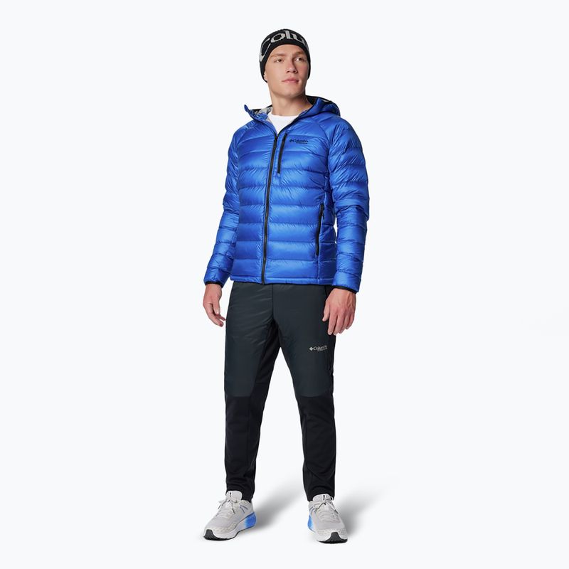 Columbia Arctic Crest Down Hooded Mountain Blue Jacket pentru bărbați 2