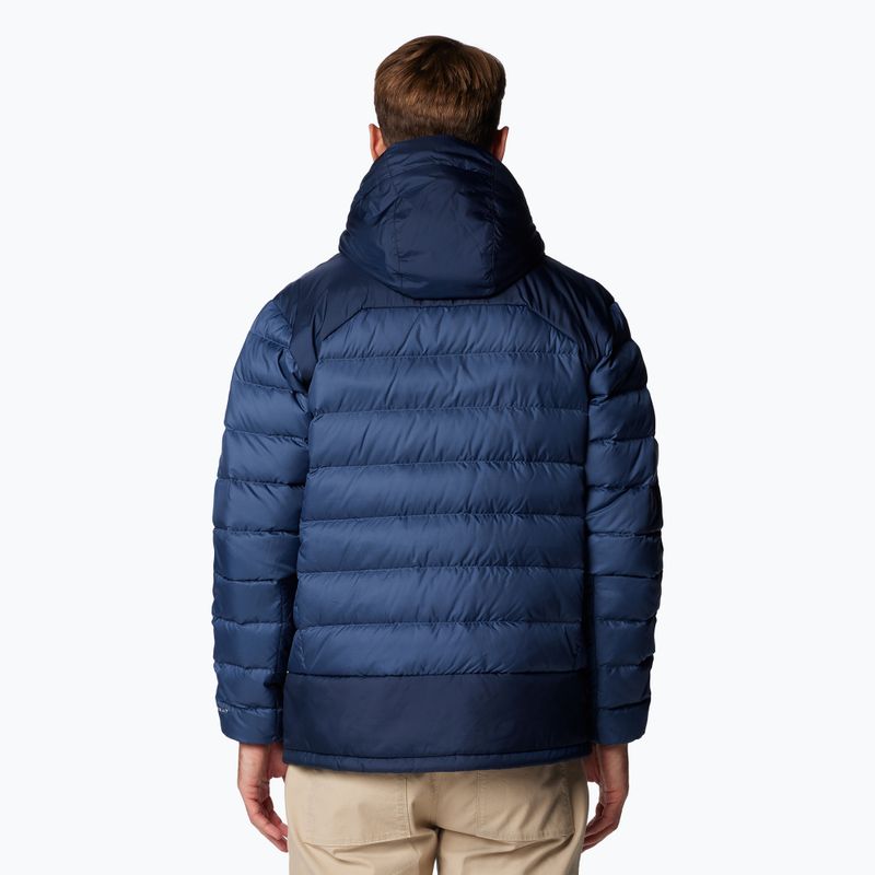 Columbia Autumn Park II Down Hooded jacket dark mountain/ collegiate navy pentru bărbați 3