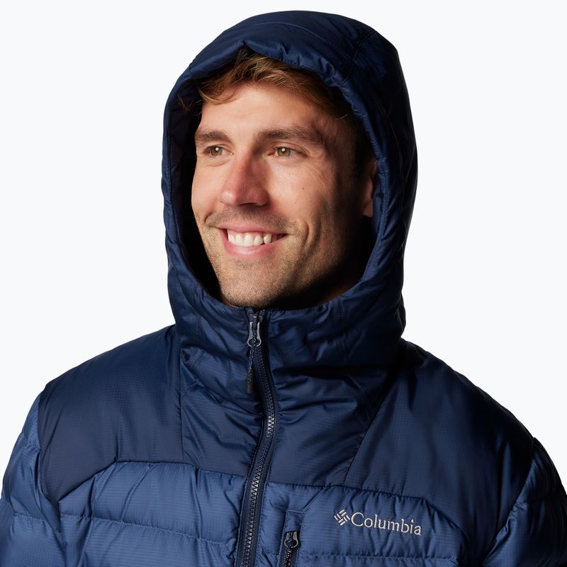 Columbia Autumn Park II Down Hooded jacket dark mountain/ collegiate navy pentru bărbați 6