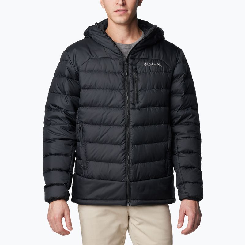 Columbia Autumn Park II Down Hooded Jacket negru pentru bărbați