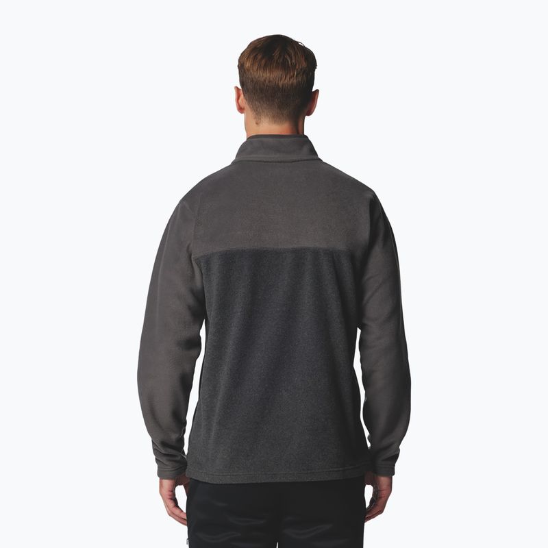 Bluză fleece pentru bărbați Columbia Steens Mountain Half Snap II charcoal heather/shark 3