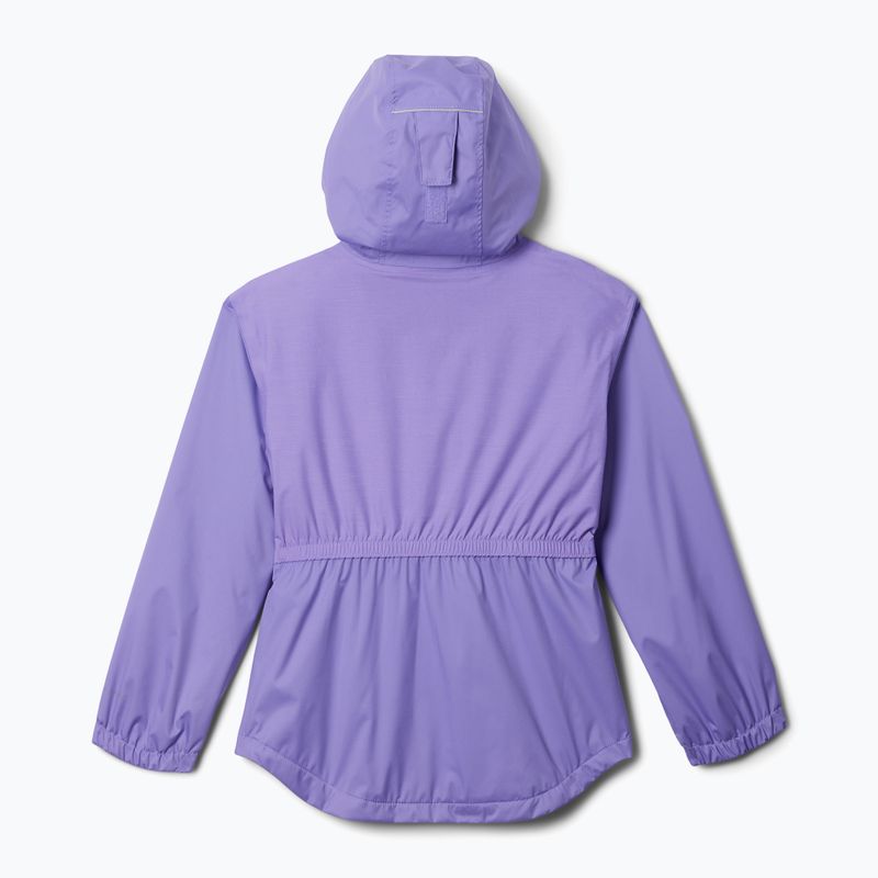 Geacă de ploaie pentru copii Columbia Rainy Trails II Fleece paisley purple 2