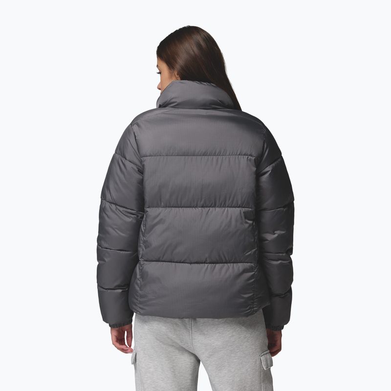 Geacă izolată pentru femei Columbia Puffect II Full Zip city grey 3