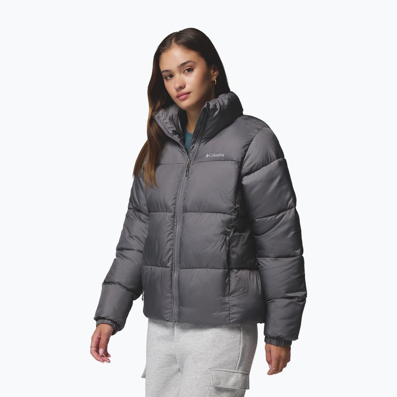 Geacă izolată pentru femei Columbia Puffect II Full Zip city grey 4