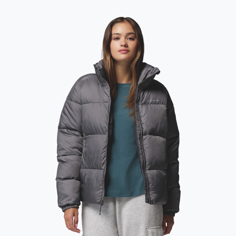 Geacă izolată pentru femei Columbia Puffect II Full Zip city grey 5