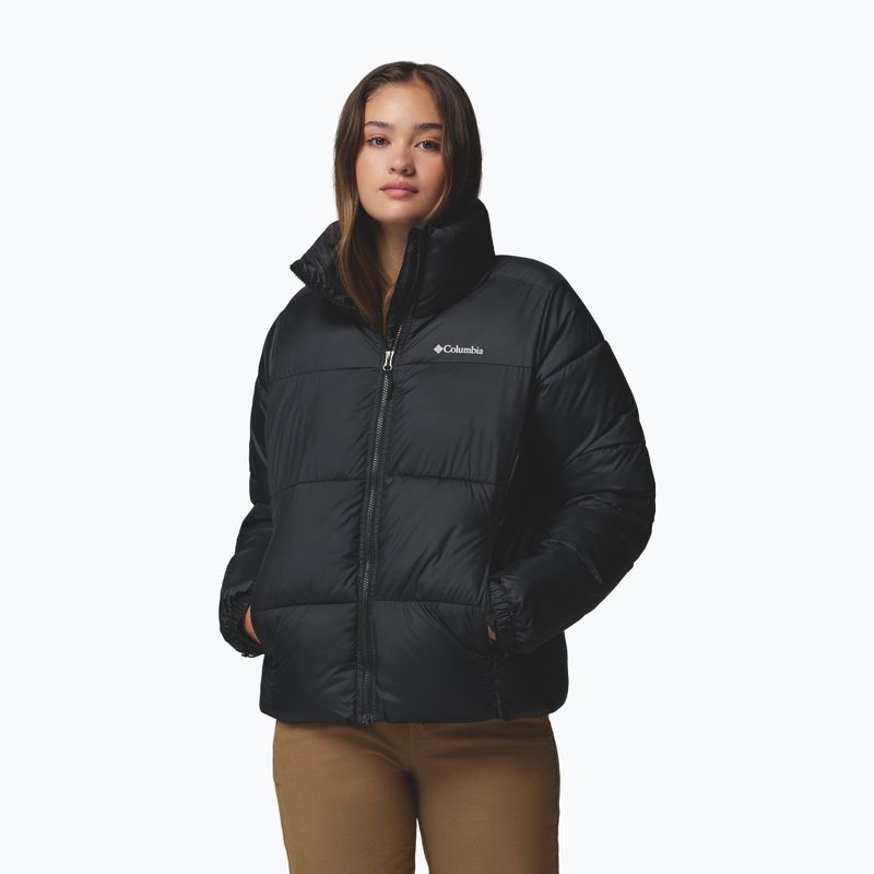 Geacă izolată pentru femei Columbia Puffect II Full Zip black