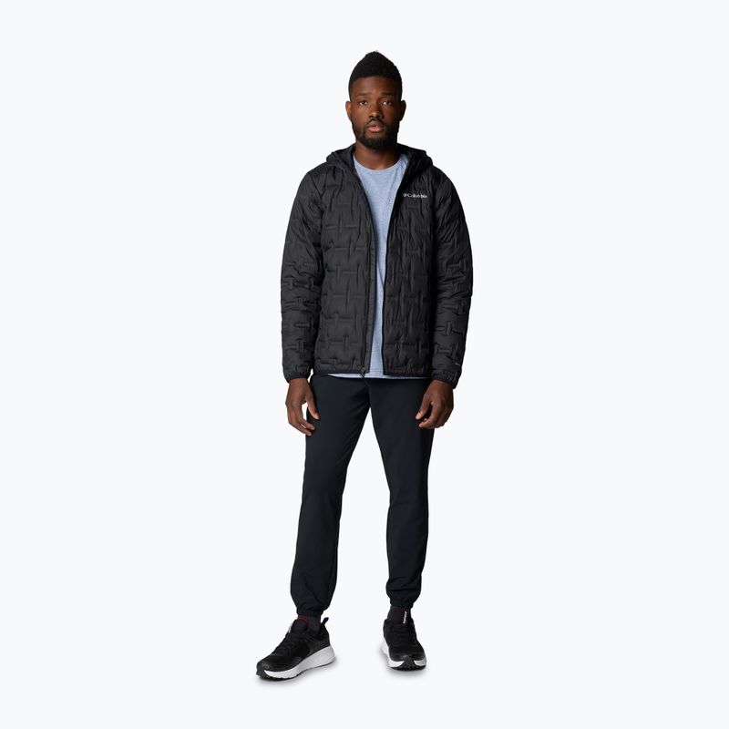 Columbia Delta Ridge II Down Hooded Jacket negru pentru bărbați 2