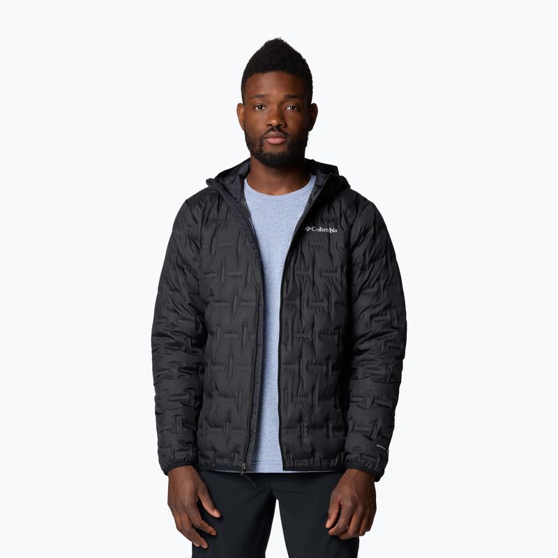 Columbia Delta Ridge II Down Hooded Jacket negru pentru bărbați 5