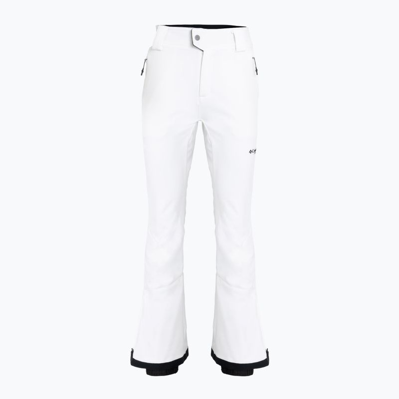 Pantaloni de schi pentru femei Columbia Roffee Ridge VI white