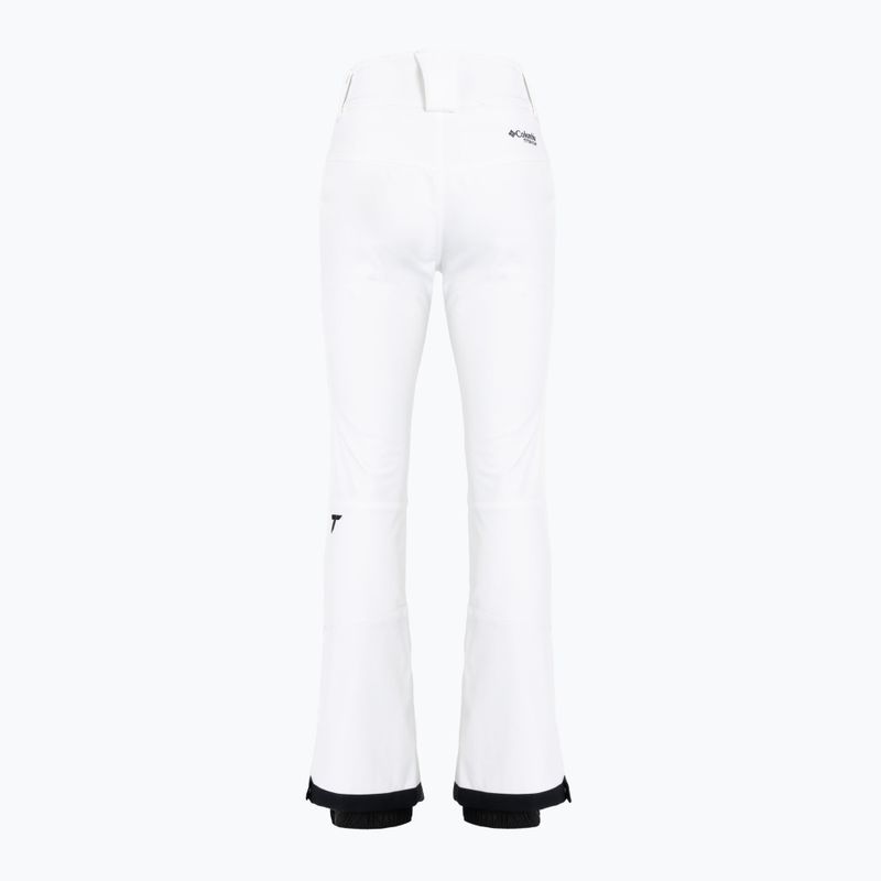 Pantaloni de schi pentru femei Columbia Roffee Ridge VI white 2