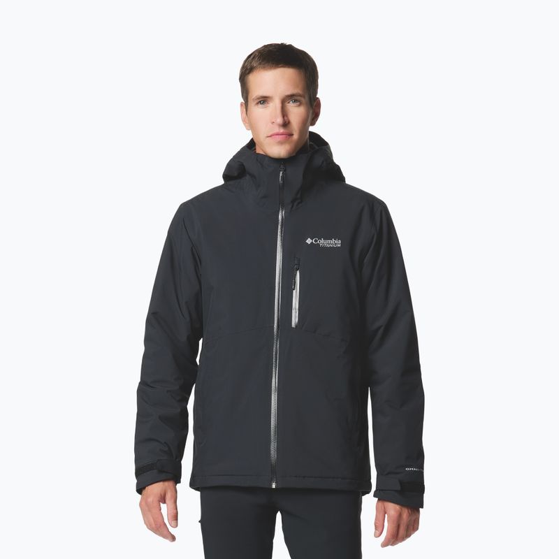 Geacă de ploaie pentru bărbați Columbia Explorers Edge II Insulated black