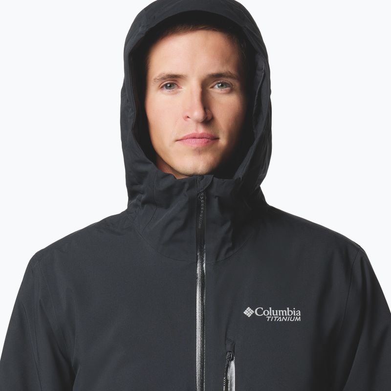Geacă de ploaie pentru bărbați Columbia Explorers Edge II Insulated black 5