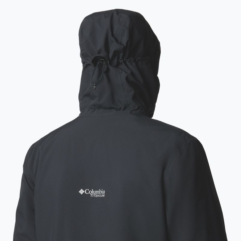 Geacă de ploaie pentru bărbați Columbia Explorers Edge II Insulated black 6