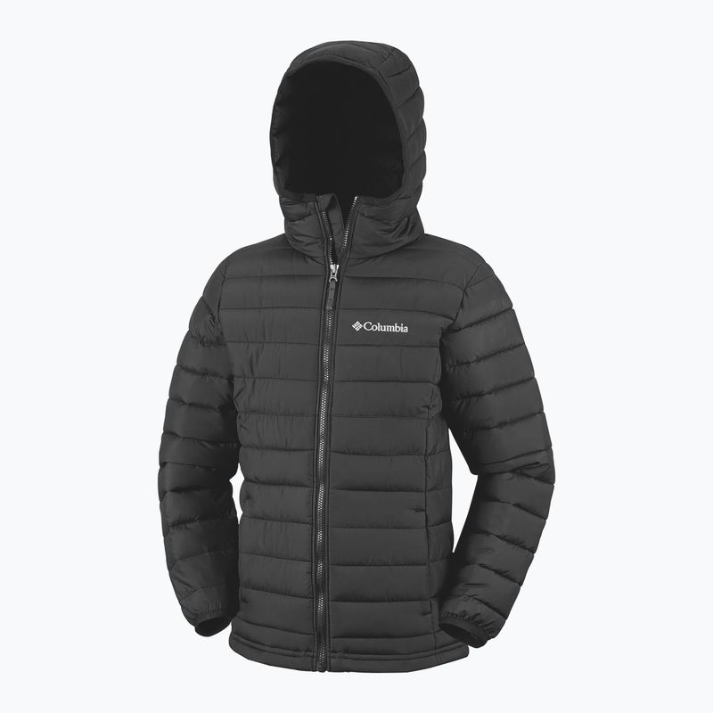Geacă pentru copii Columbia Powder Lite II Hooded black 4