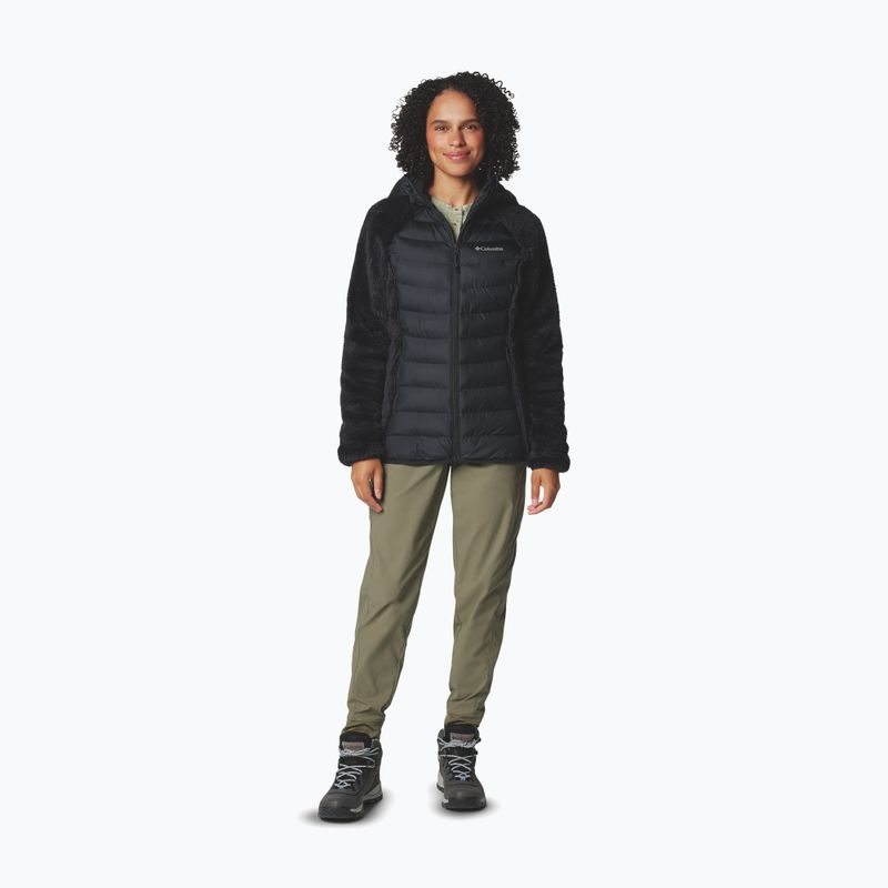 Geacă hibrid pentru femei Columbia Powder Lite II Sherpa Hybrid negru 2