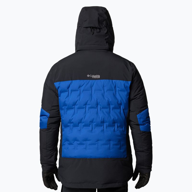 Geacă de schi pentru bărbați  Columbia Wild Card IV Down mountain blue/black 2