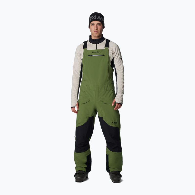 Pantaloni de schi pentru bărbați Columbia Highland Summit II Bib canteen / black 2