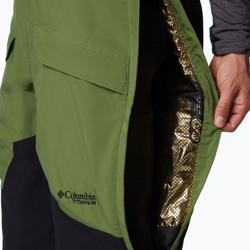 Pantaloni de schi pentru bărbați Columbia Highland Summit II Bib canteen / black 9