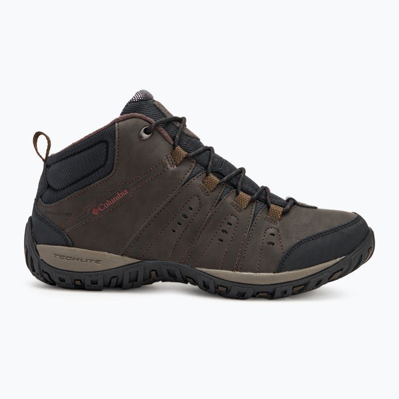 Bărbați Columbia Woodburn Ii Chukka WP OH cordovan / roșu granat boot 2
