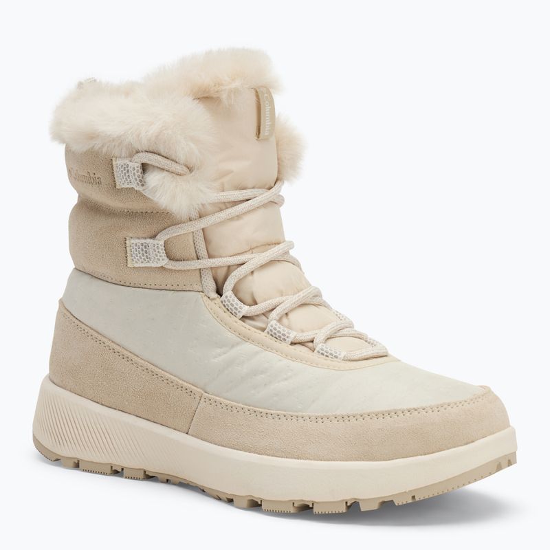Ghete pentru femei Columbia Slopeside Peak Luxe V2 dark stone/sea salt