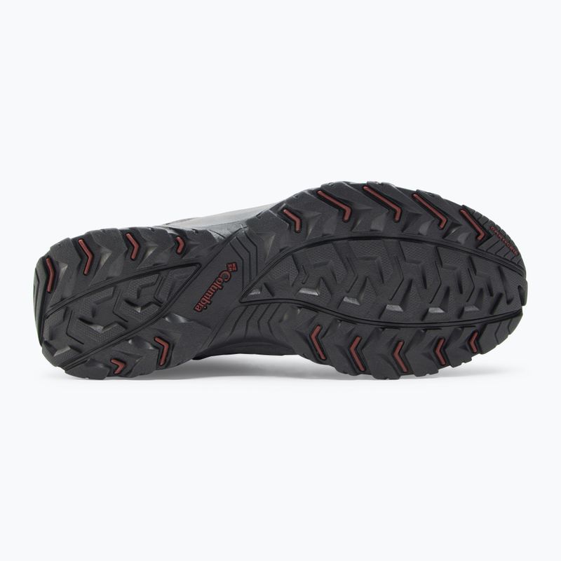 Columbia Crestwood Mid Wp V2 gri închis / rugină profundă cizme de trekking pentru bărbați 4