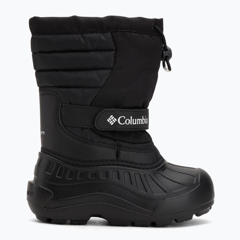 Ghete pentru copii Columbia Youth Powderbug Snowlite black/white 2