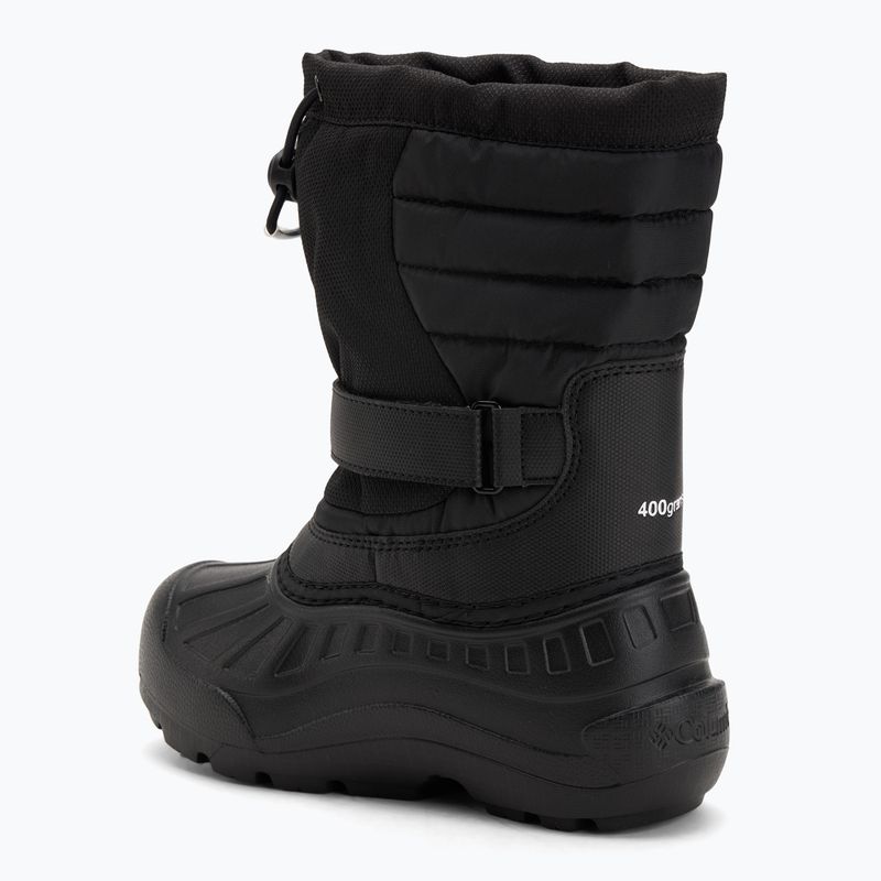 Ghete pentru copii Columbia Youth Powderbug Snowlite black/white 3