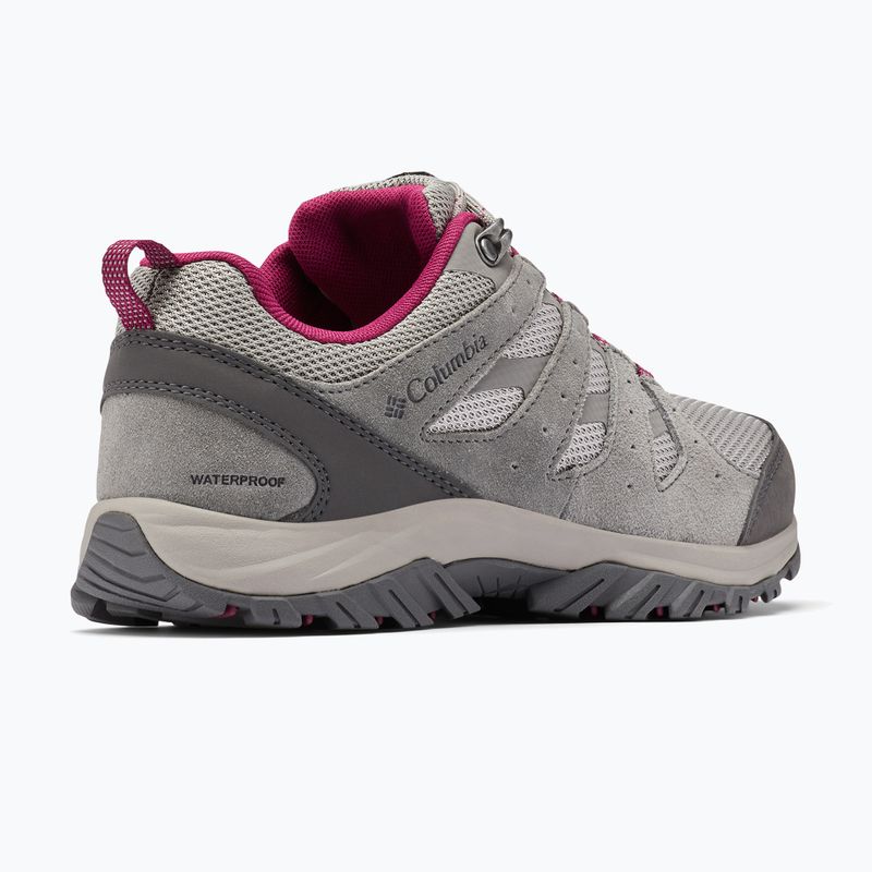 Cizme de trekking pentru femei Columbia Redmond III Wp ti titanium/ red onion 14