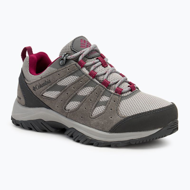 Cizme de trekking pentru femei Columbia Redmond III Wp ti titanium/ red onion