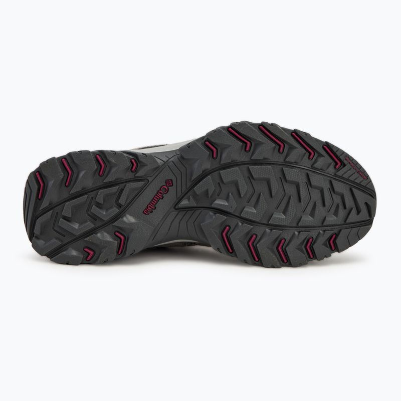 Cizme de trekking pentru femei Columbia Redmond III Wp ti titanium/ red onion 4