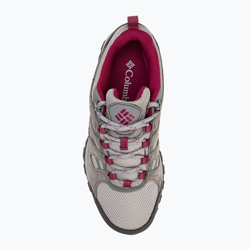 Cizme de trekking pentru femei Columbia Redmond III Wp ti titanium/ red onion 5