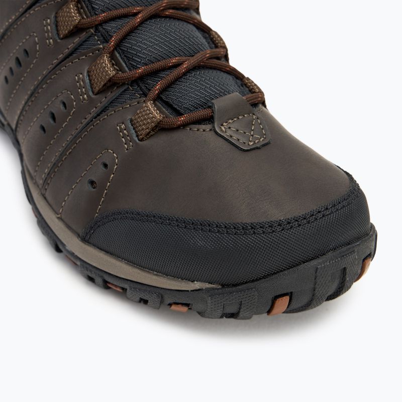 Columbia Woodburn II Waterproof cizme de trekking pentru bărbați cordovan/ scorțișoară 7