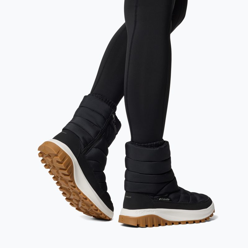 Cizme de zăpadă pentru femei Columbia Snowtrot Mid black/sea salt 11
