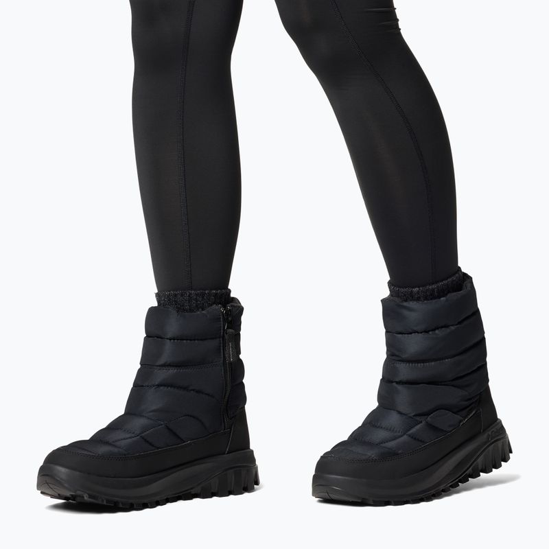 Ghete pentru femei Columbia Snowtrot Mid black/titanium ii 8