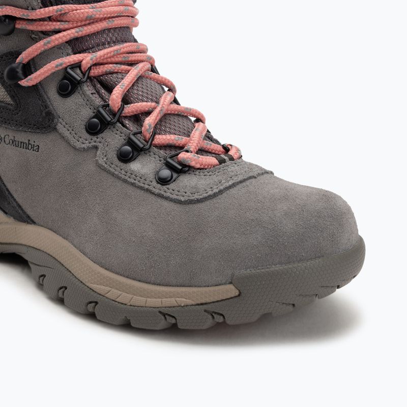 Încălțăminte de trekking pentru femei Columbia Newton Ridge Plus Wp Amped stratus/canyon rose 7
