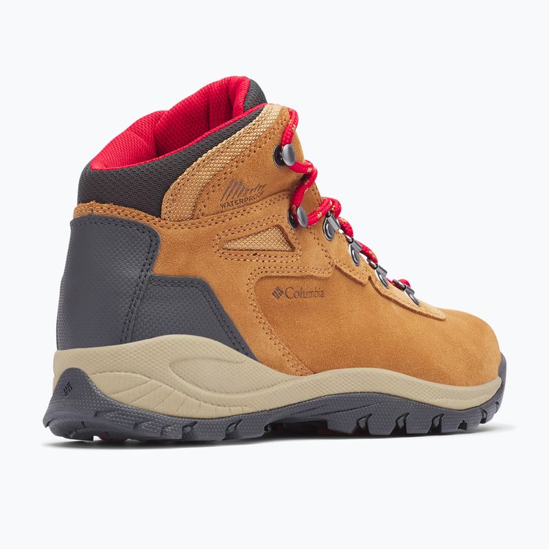 Columbia Newton Ridge Plus WP Amped elan/roșu de munte 289 cizme de trekking pentru femei 7