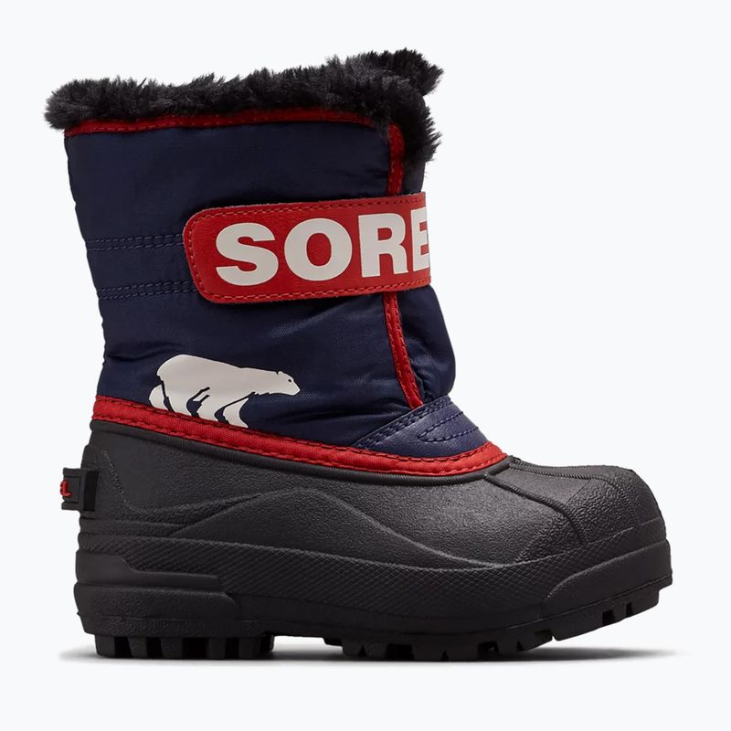 Ghete pentru copii Sorel Childrens Snow Commander nocturnal/sail red 9