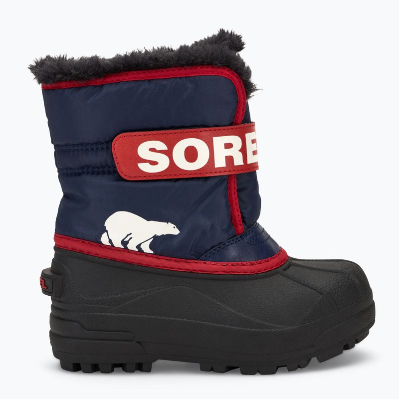 Ghete pentru copii Sorel Childrens Snow Commander nocturnal/sail red 2