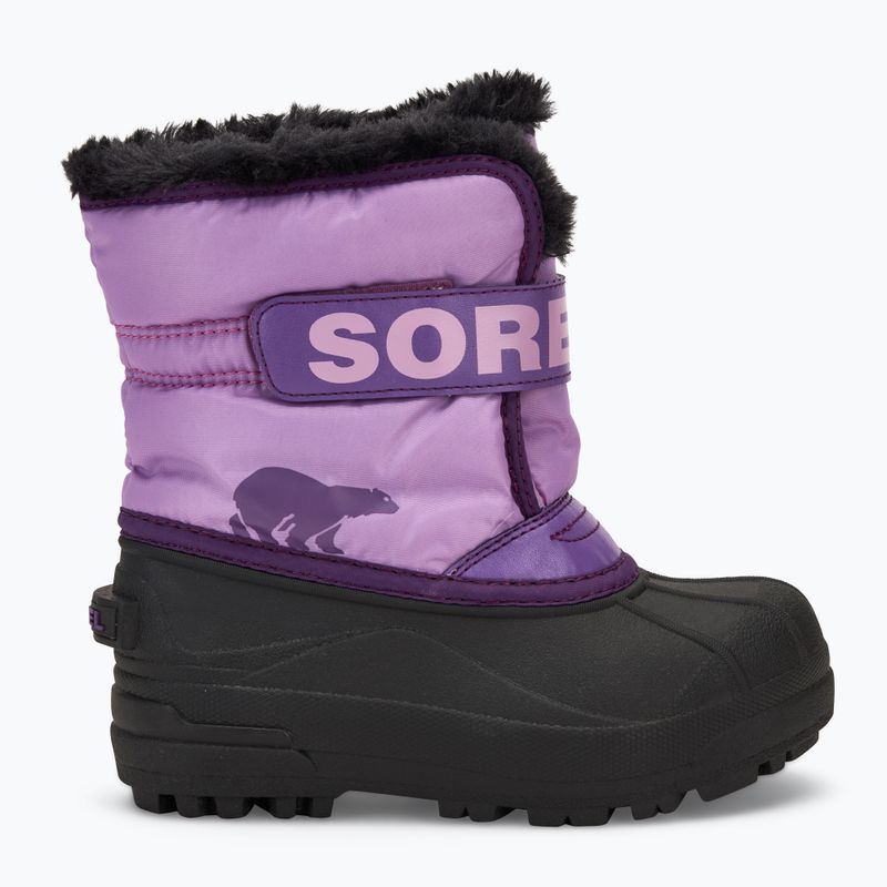 Ghete pentru copii Sorel Childrens Snow Commander gumdrop/purple violet 2